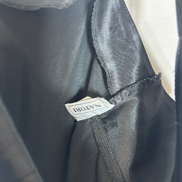 NATORI LADIES SLIP DRESS XS NIGHTGOWN SATIN CREAM VTG MAXI BABYDOLL Long - Picture 2 of 10